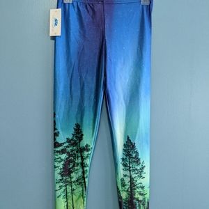Forest Tree Lotus Leggings